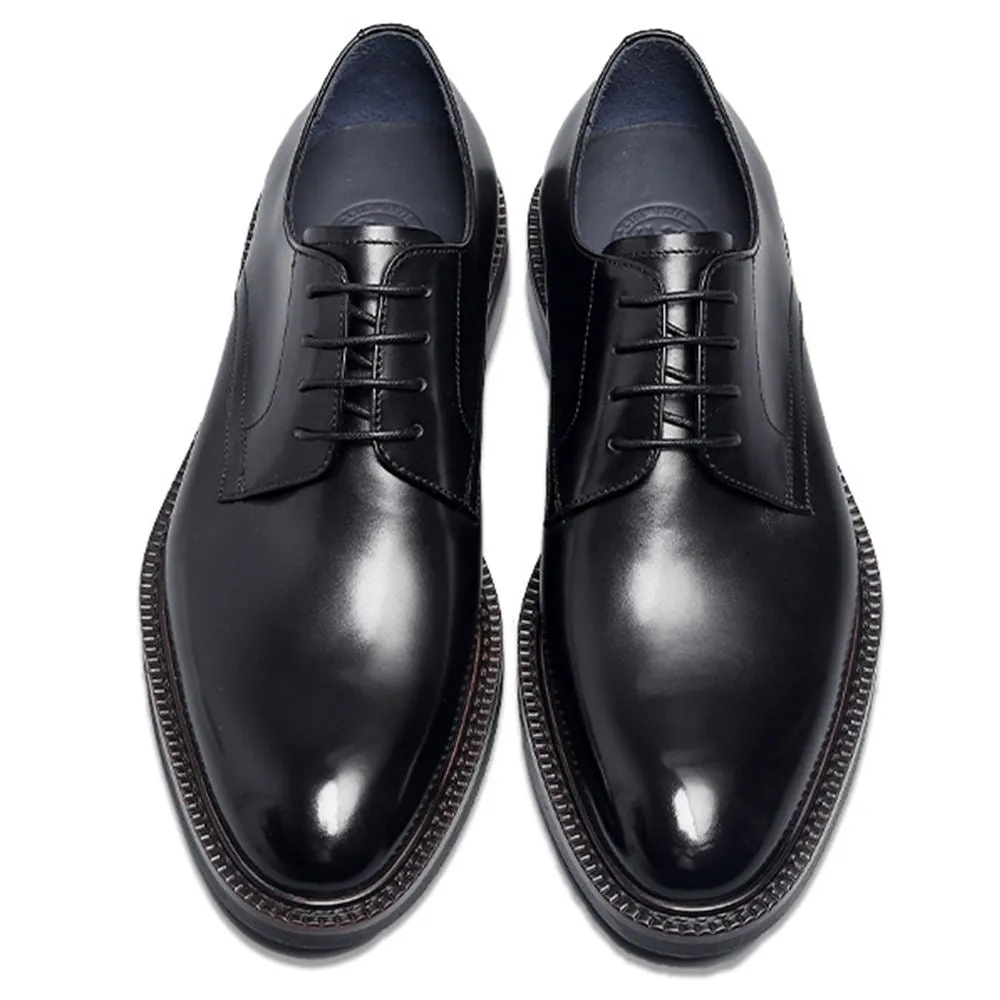 Men's Elegant Handcrafted Leather Derby Shoes