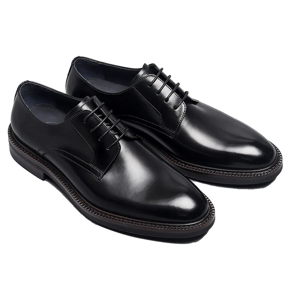 Men's Elegant Handcrafted Leather Derby Shoes