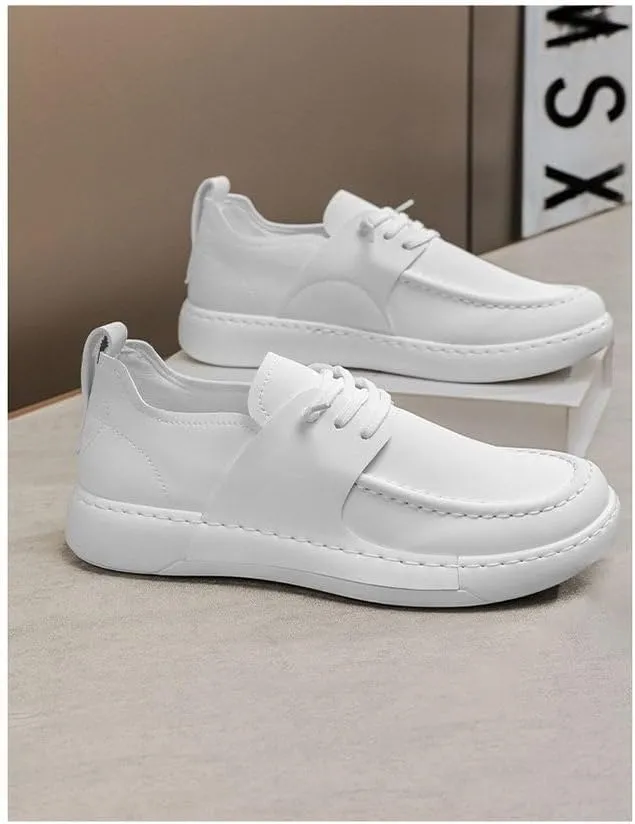 Men's Leather Derby Shoes | Minimalist Oxfords with Contrast Stitching for Versatile Casual Wear