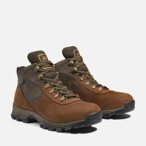 Men's Mt. Maddsen Mid Lace Up Waterproof Hiking Boot - Dark Brown Full-Grain
