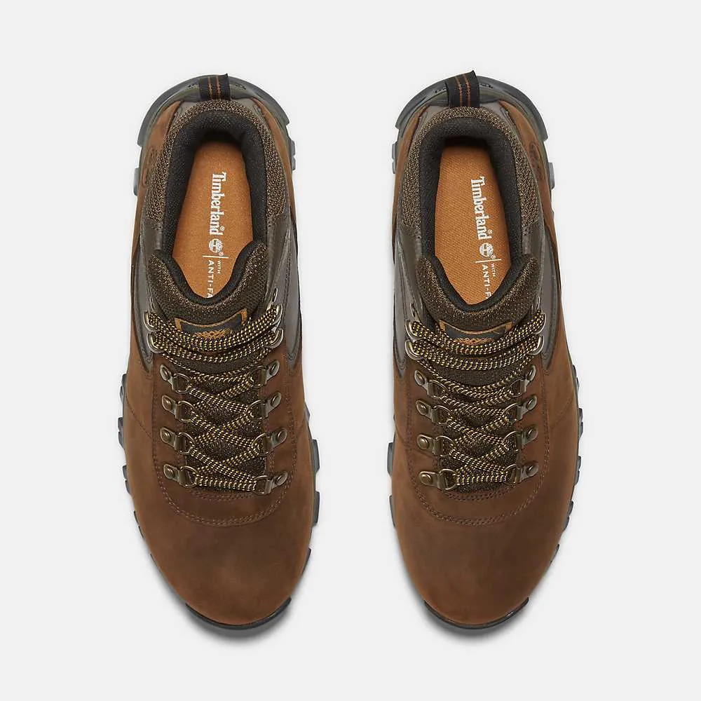 Men's Mt. Maddsen Mid Lace Up Waterproof Hiking Boot - Dark Brown Full-Grain