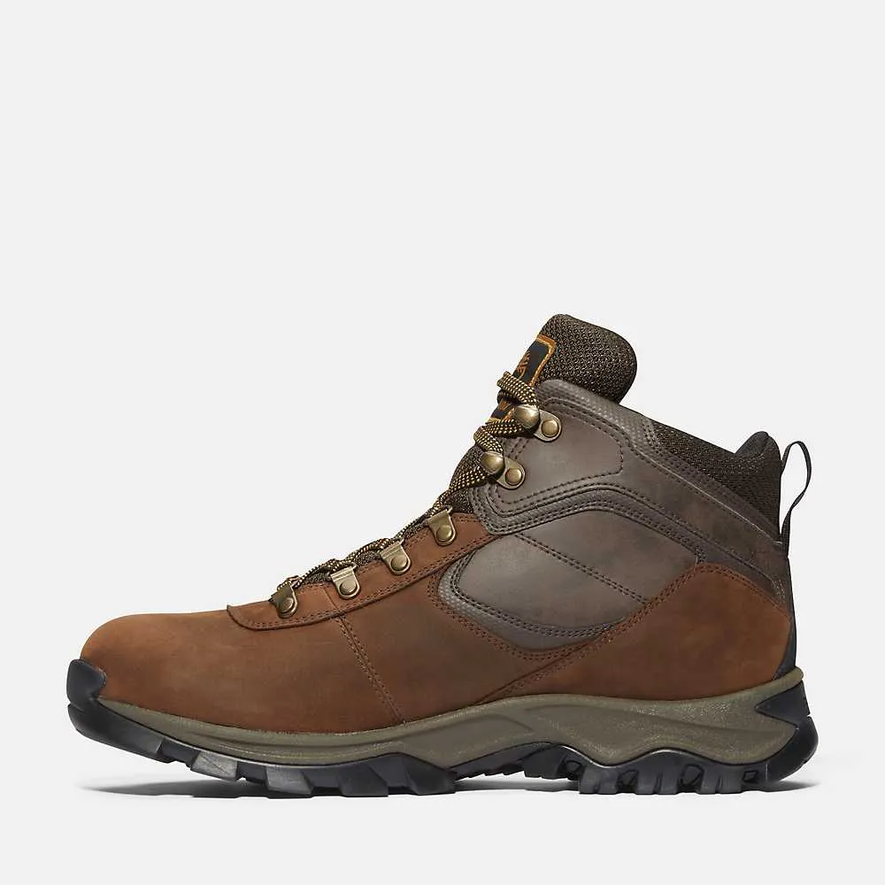 Men's Mt. Maddsen Mid Lace Up Waterproof Hiking Boot - Dark Brown Full-Grain