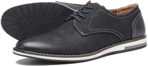 Men's Orthopedic Dress Shoes Business Oxford Derby Shoes Casual Leather Walking Flats