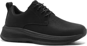 Men's Orthopedic Leather Dress Shoes: Casual Arch Support Plantar Fasciitis Orthotic Walking Business Oxford, Comfortable High Arch Golf Tennis Work Sneakers for Foot Heel Pain Relief