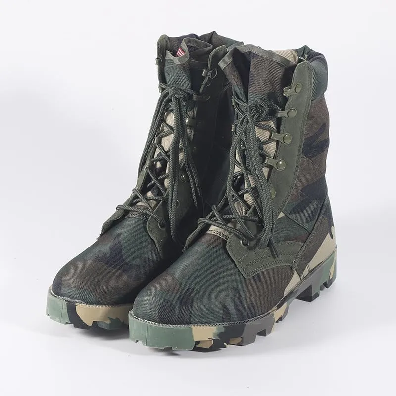 Men's outdoor hiking boots desert boots military fans jungle off-road training, high top hiking boots