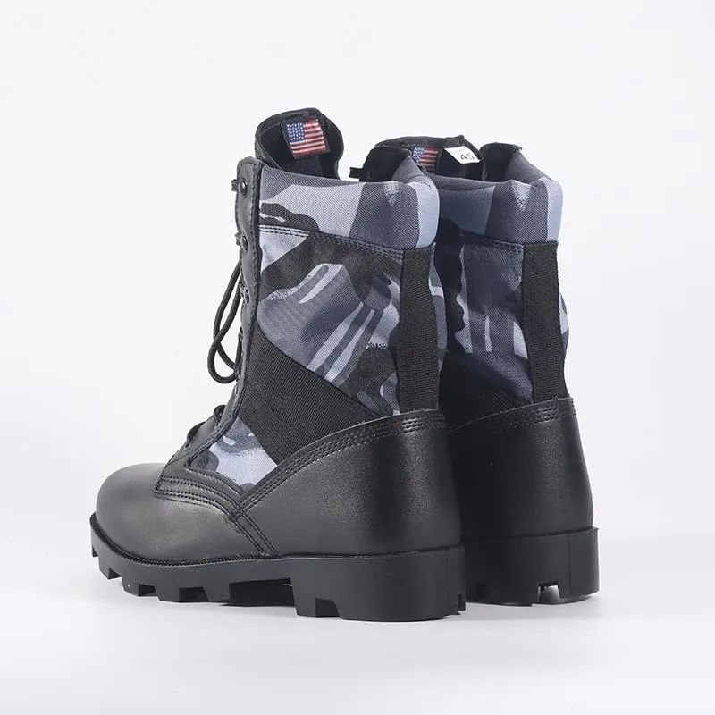Men's outdoor hiking boots desert boots military fans jungle off-road training, high top hiking boots