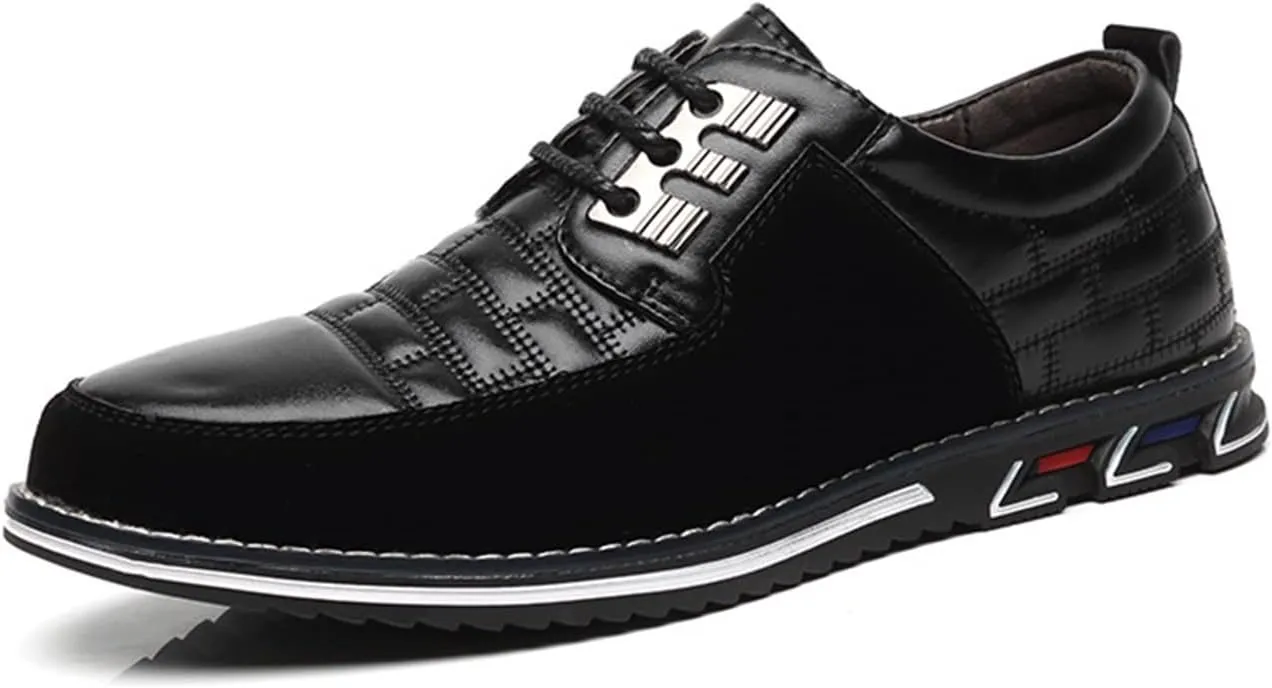 Mens Oxford Derby Orthopedic Leather Shoes Mens Casual Shoes Fashion Sneakers Men Walking Shoes Business Office Comfort Loafers