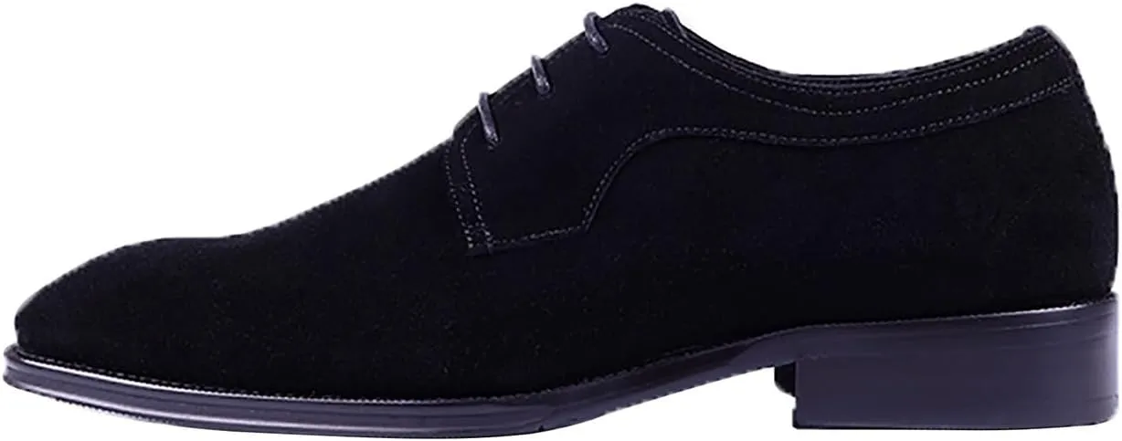 Men's Oxfords Formal Dress Shoes Suede Leather Wingtips Derby Business Casual Fashion Walking Shoes for Men
