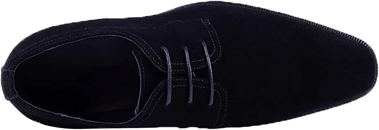 Men's Oxfords Formal Dress Shoes Suede Leather Wingtips Derby Business Casual Fashion Walking Shoes for Men