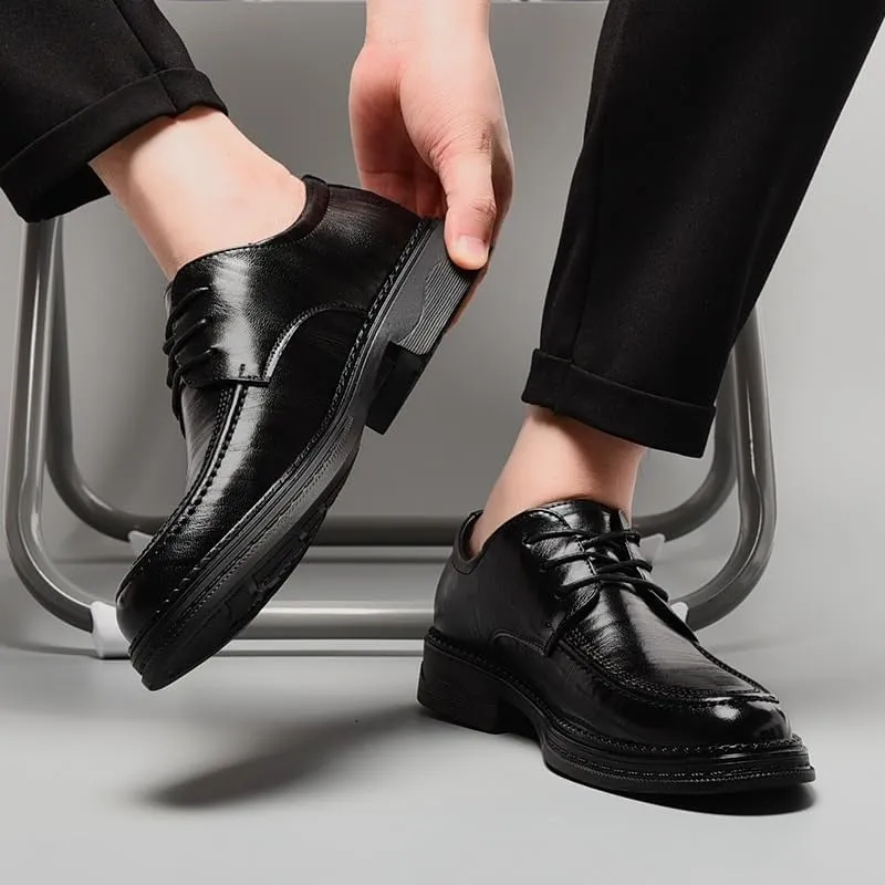 Mens Oxfords Modern Wedding Office Work Tuxedo Derby Shoes for Men Lightweight All-Day Comfort Non-Slip Soft Sole Penny