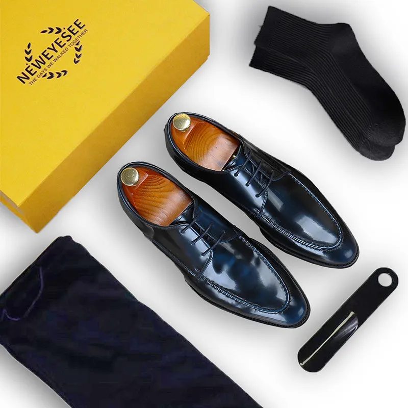 Men's Pointed-Toe Derby Shoes