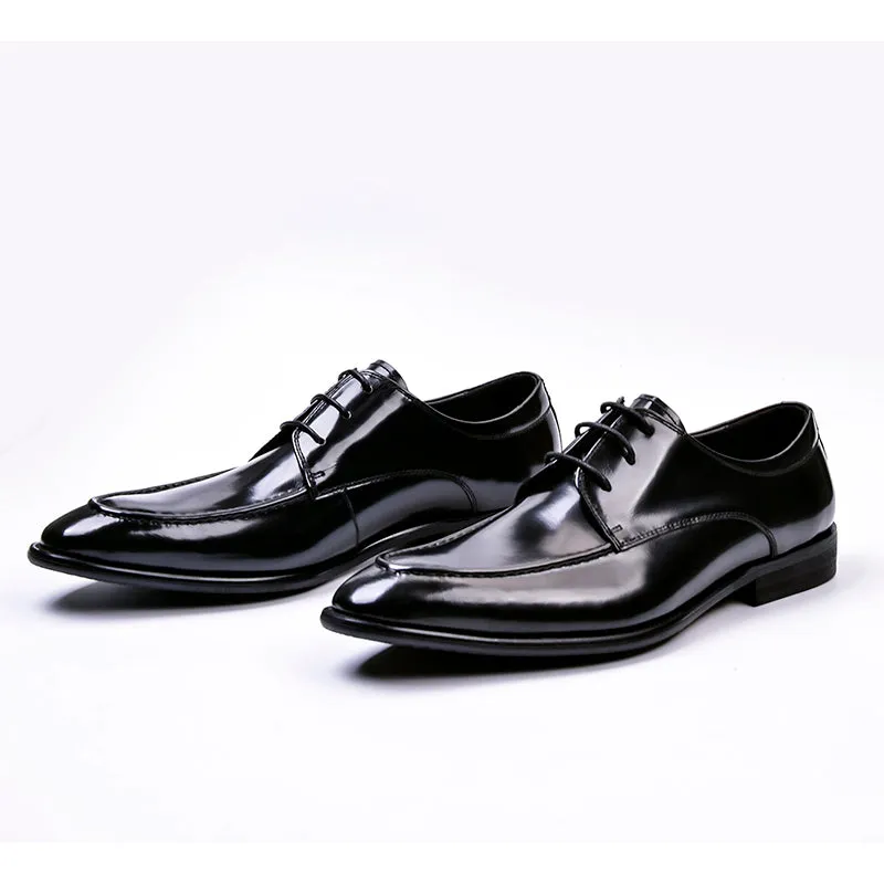 Men's Pointed-Toe Derby Shoes