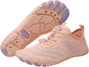 Mens Trail Running Barefoot Shoes, Wide Toe Box Minimalist Sneakers, Zero Drop Grounding Shoes with Copper, Soft Comfortable Grounded Footwear, Pro Water Travel, Non Slip Breathable Hike Men