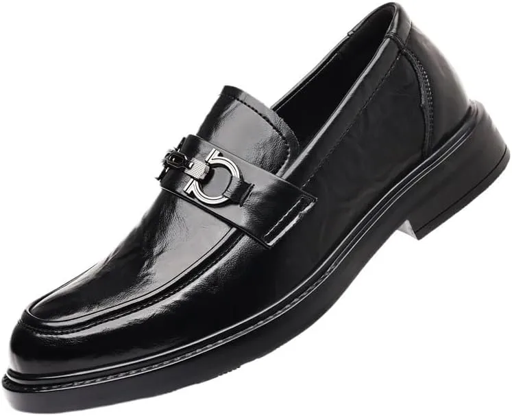 Mens Tuxedo Shoes Work Formal Business Leather Oxfords Luxury Casual Wedding Faux Patent Derby Shoe