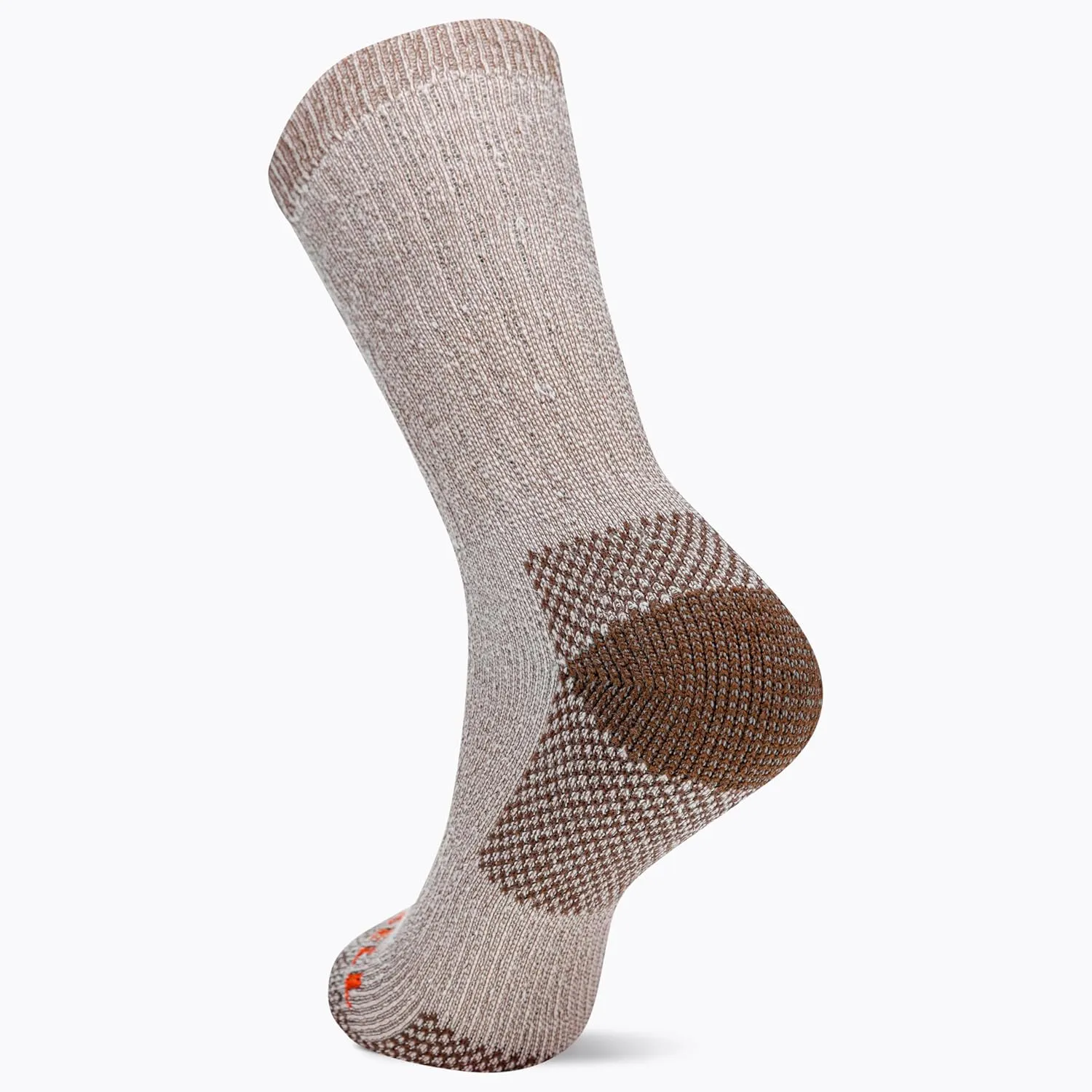 Merrell Men's and Women's Heavyweight Merino Wool Hiking Crew Socks-Breathable Reinforced Cushion and Arch Support