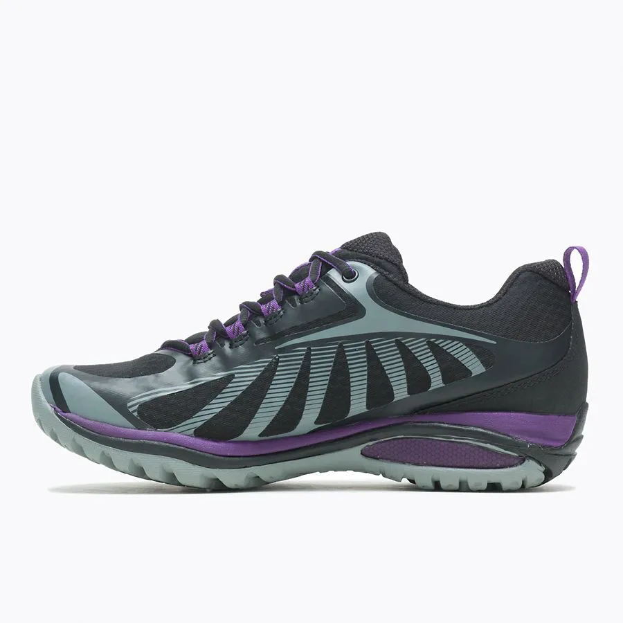 Merrell Women's Siren Edge 3 Waterproof Medium Width Black Acai Mesh J034450