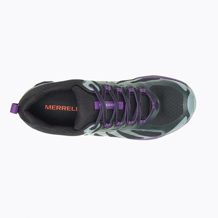 Merrell Women's Siren Edge 3 Waterproof Medium Width Black Acai Mesh J034450