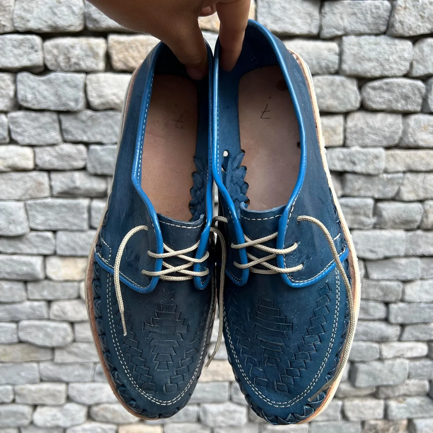 Mexico en la Piel: Handcrafted Men's Genuine Leather Lace-Up Huarache Sandals Shoes - Versatile & Durable