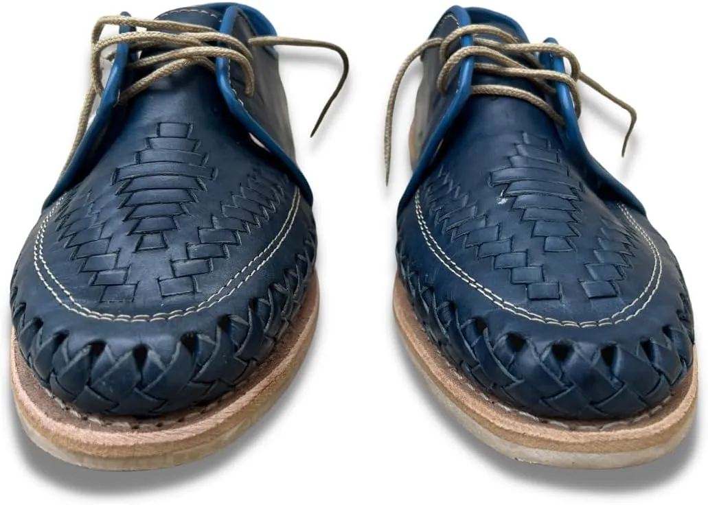 Mexico en la Piel: Handcrafted Men's Genuine Leather Lace-Up Huarache Sandals Shoes - Versatile & Durable