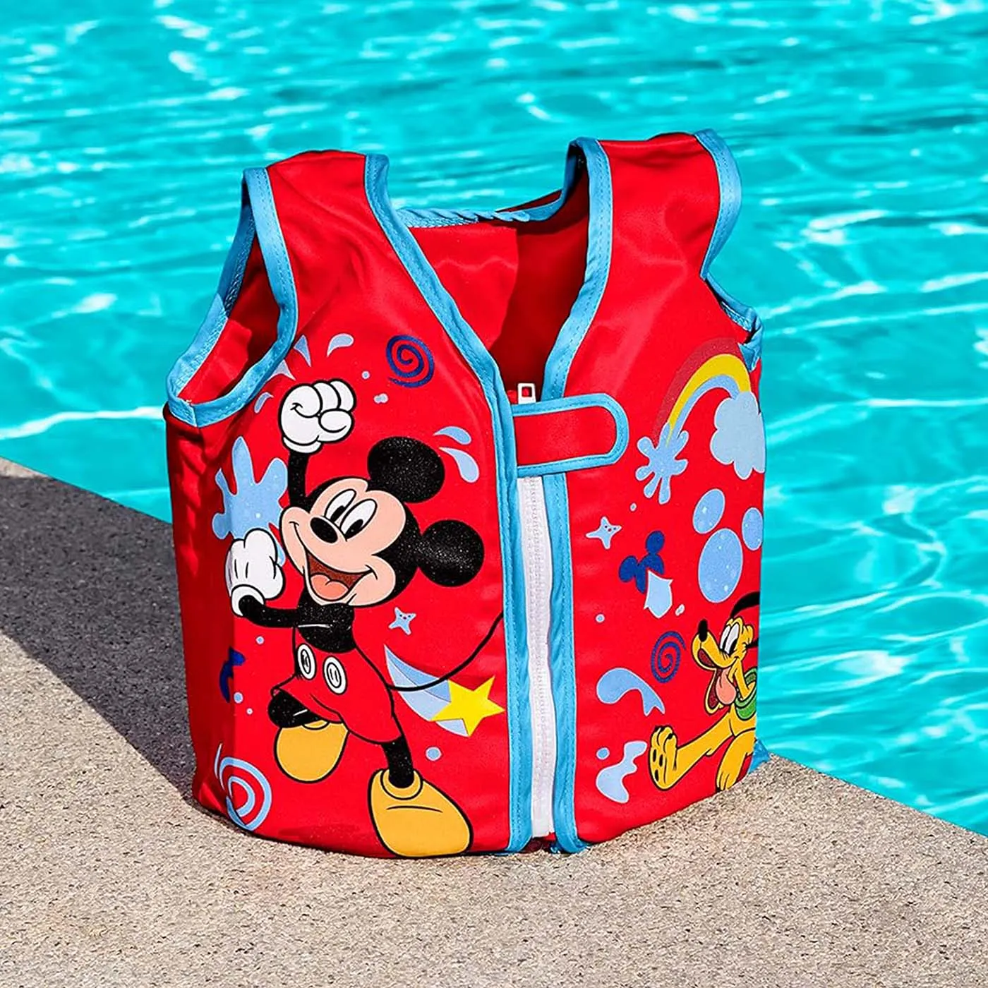 MICKEY FABRIC SWIMMING VEST(USER WEIGHT 11-19KG) 1-3Y-(S/M)