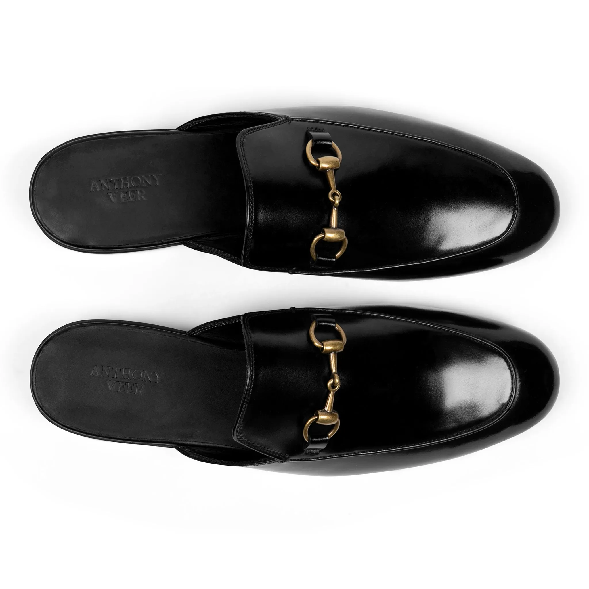 Milano Horsebit Mule // Obsidian Black