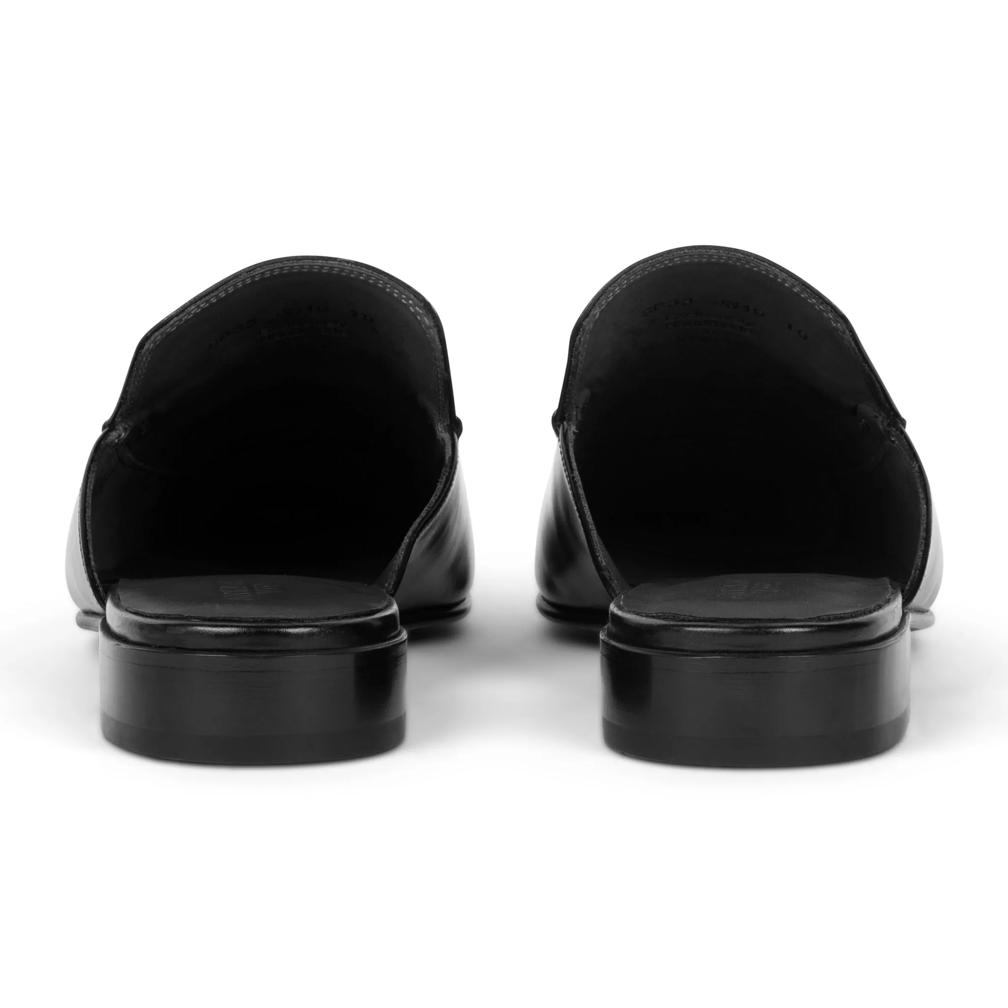 Milano Horsebit Mule // Obsidian Black