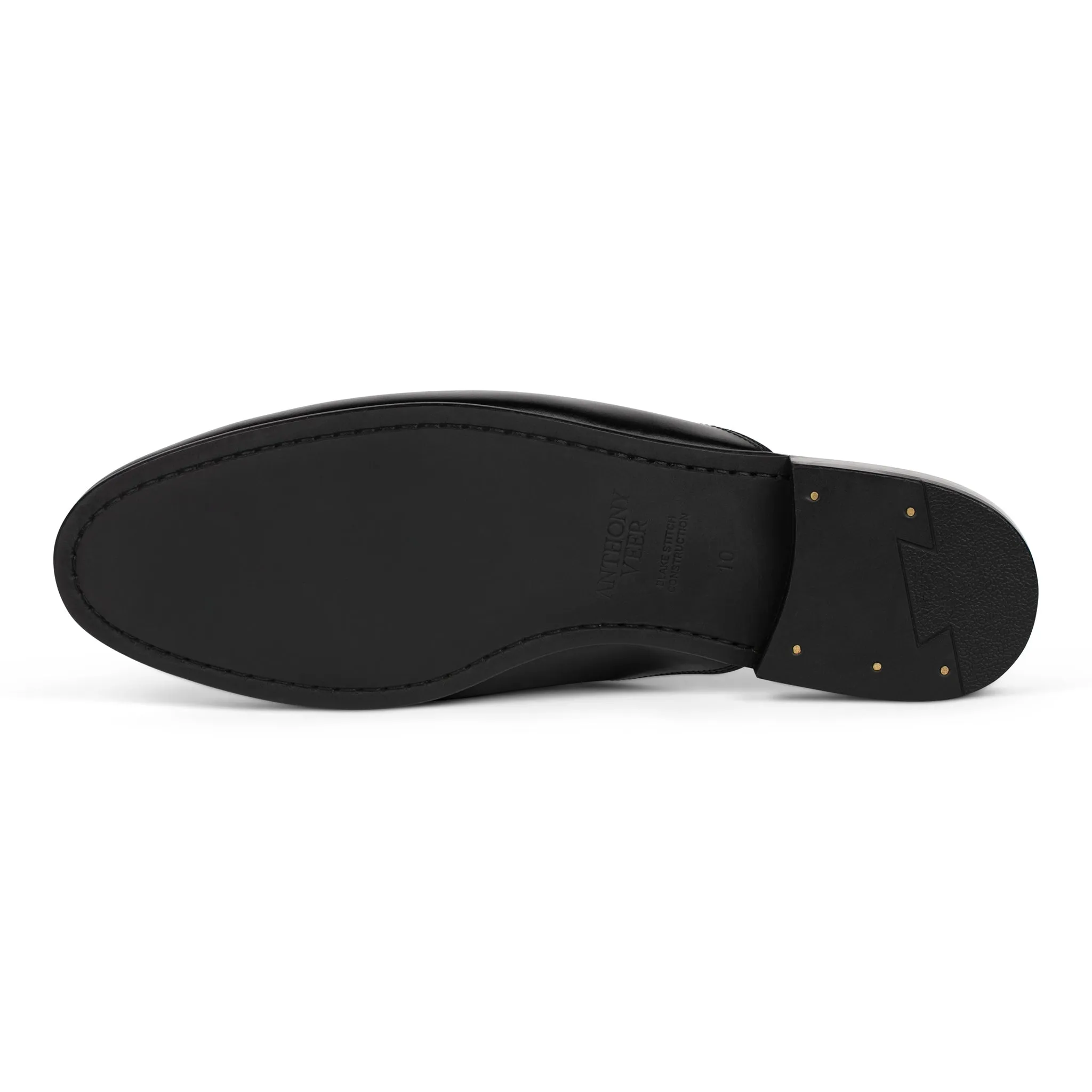Milano Horsebit Mule // Obsidian Black