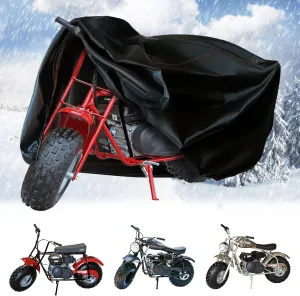 Mini Bike Cover,Minibike Cover Waterproof,Compatible with Coleman CT200U CT200U-EX BT200X RT200 Massimo Baja Trail Master Mini bike Accessories Outdoor,Protection,Dustproof