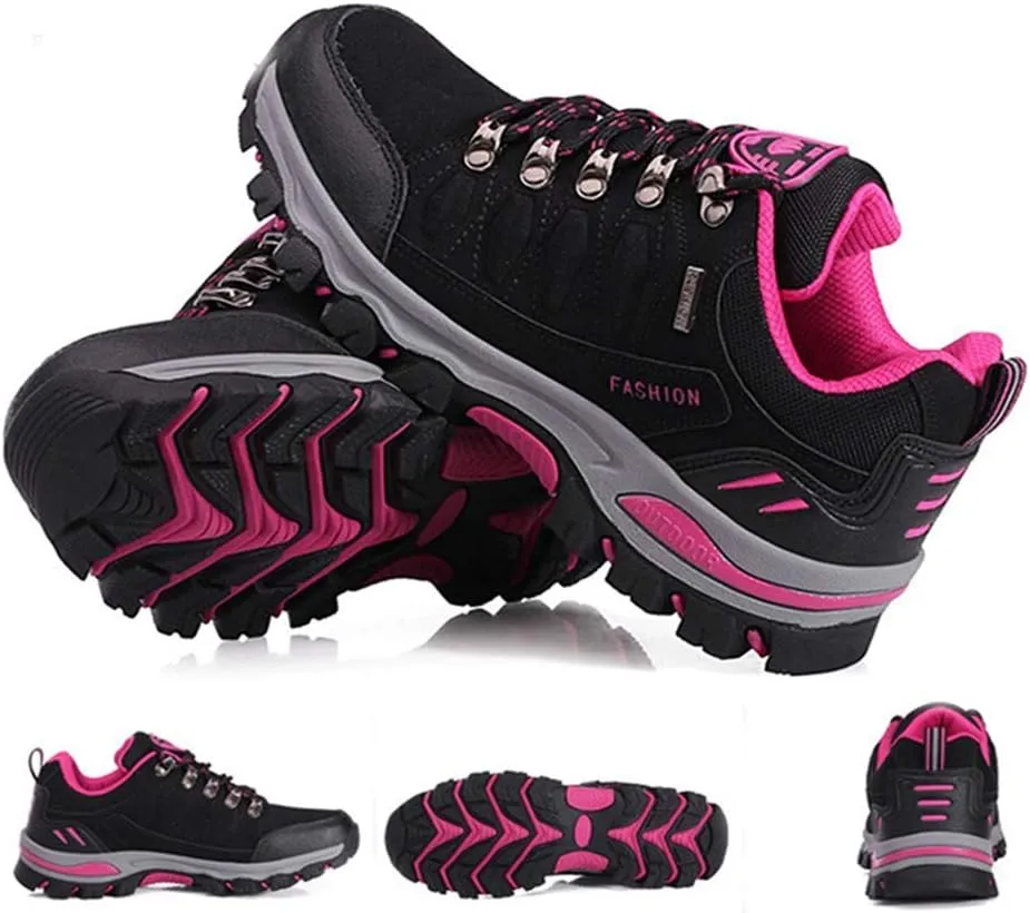 MIOKE Women's Waterproof Hiking Shoes Outdoor Running Trail Hiker Non-Slip Casual Climbing Backpacking Shoe