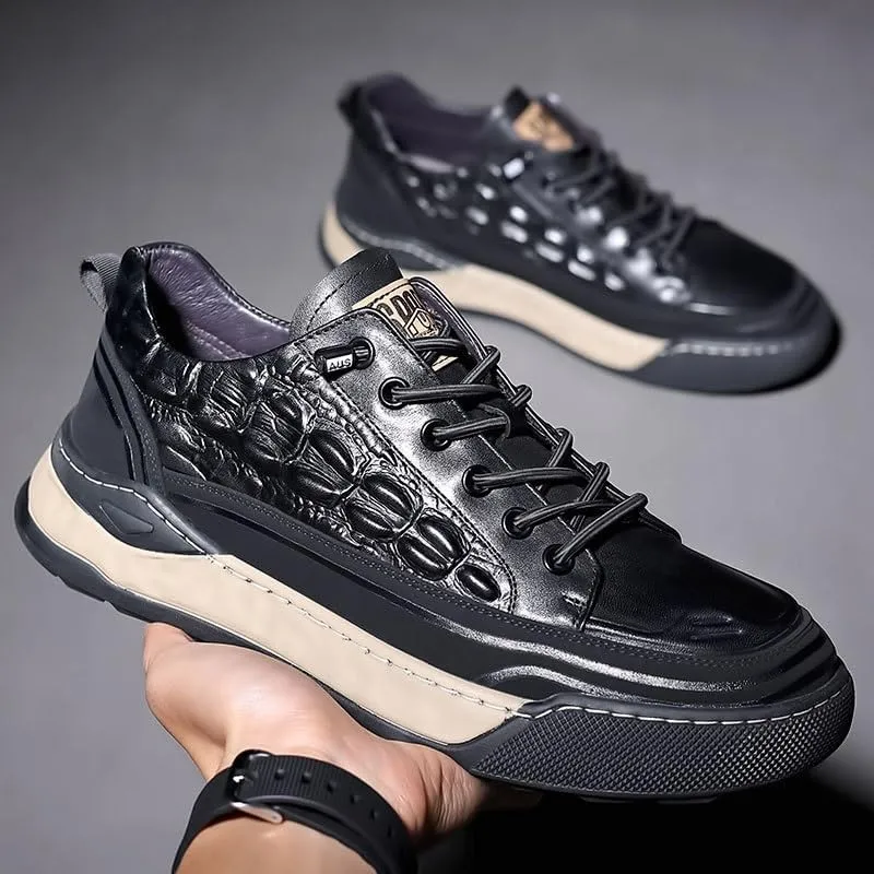 Modern Brogue Oxford Shoes for Men Anti-Odor Technology Business Casual Office Wear Evening Events Slip-Resistant