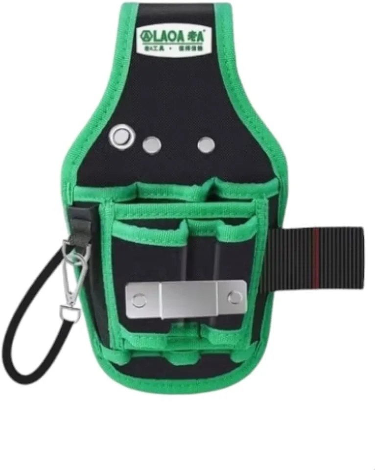 Multi-Function Tool Waist Pack - Durable Oxford Cloth Storage Bag for Wrenches, Pliers, and Electrician Tools - No Belt Included, NR330810