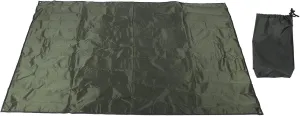 Multi Functional Ground Sheet Mat,Humidity Proof Oxford Fabric Tent Mat Picnic Mat Wear Proof Tarp with Easy Storage Bag for Outdoor Activities 220x150cm (OD Green)