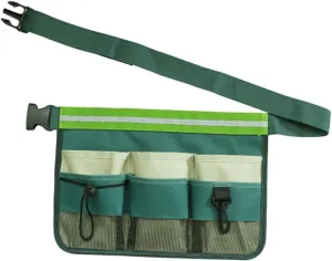 Multifunctional Tool Carrying Pouch Durable Waist Tool Bag with Reflective Stripe for Gardeners Electricians and Craftsmen Compact and Lightweight Design for Easy Access