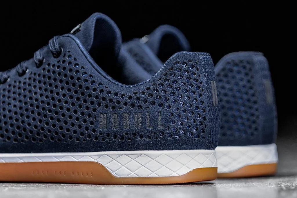 NAVY SUEDE TRAINER (WOMEN'S)