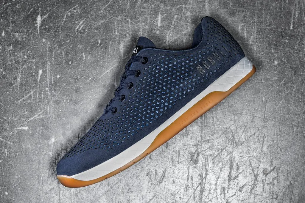 NAVY SUEDE TRAINER (WOMEN'S)