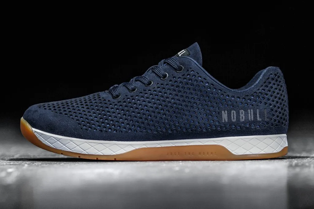 NAVY SUEDE TRAINER (WOMEN'S)