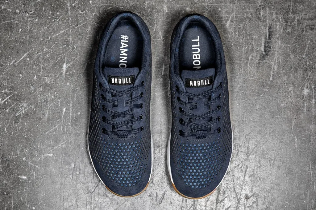 NAVY SUEDE TRAINER (WOMEN'S)