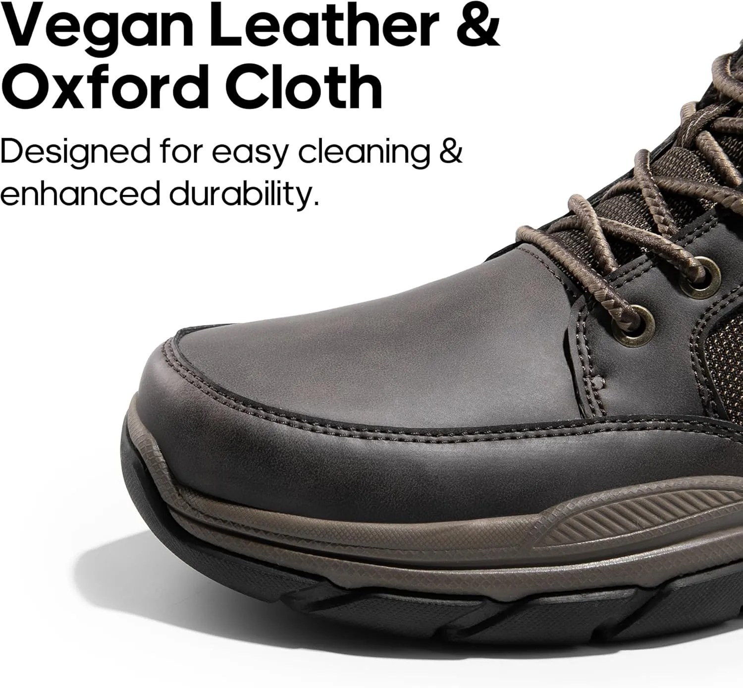 NORTIV 8 Men's Hiking Boots Lightweight Fashion Casual Chukka Ankle Boots Elevation