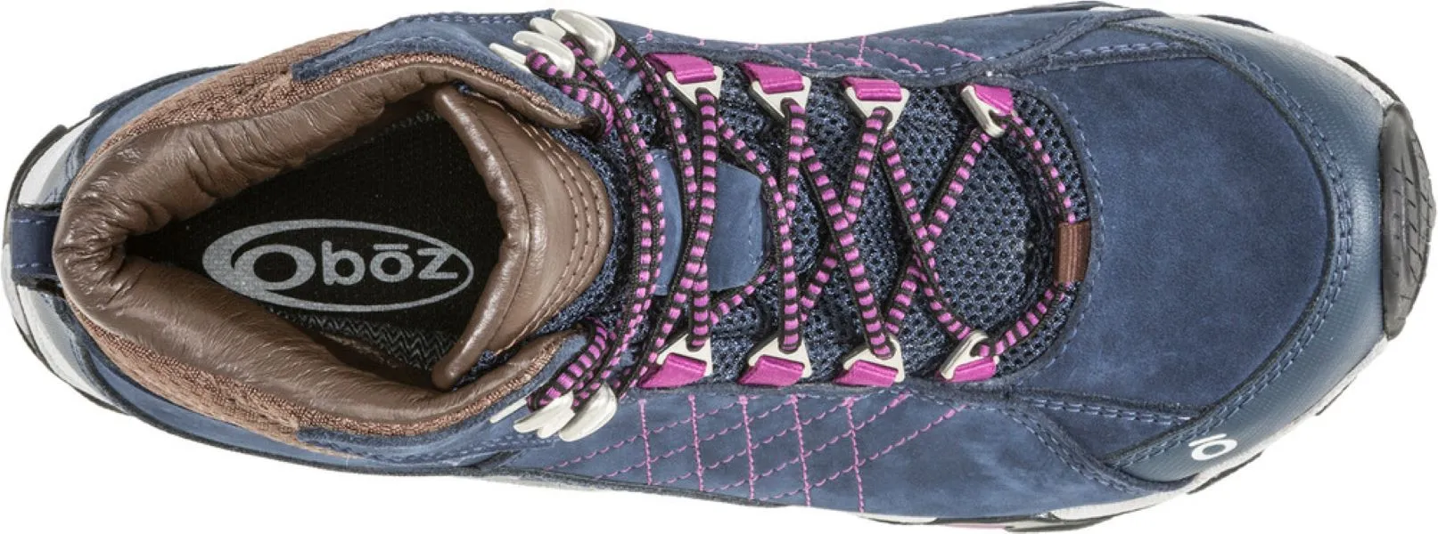 Oboz Huckleberr Sapphire Mid Waterproof Womens Hiking Shoes 70602-HUCKLEBER
