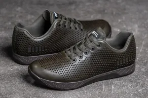 OLIVE LEATHER TRAINER (WOMEN'S)