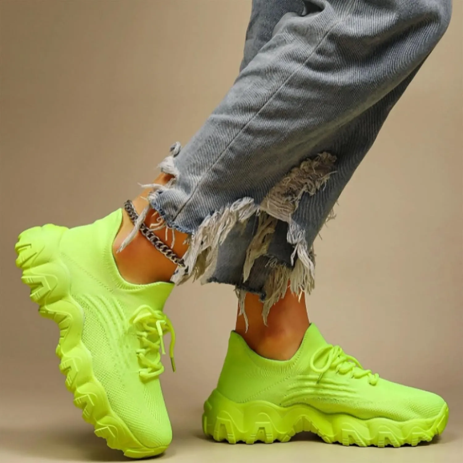 Ortho Pro Shoes for Women, Womens Slip-ins Running Shoes, Comfortable Ankle Socks Non Slip Walking Sneakers