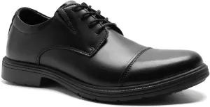 Orthopedic Business Leather Dress Shoes - Arch Support Formal Wingtip Oxford Patent Shoe for Men- Plantar Fasciitis Cap Toe Comfortable Lace Up Oxfords for Tuxedo for Foot Pain Relief