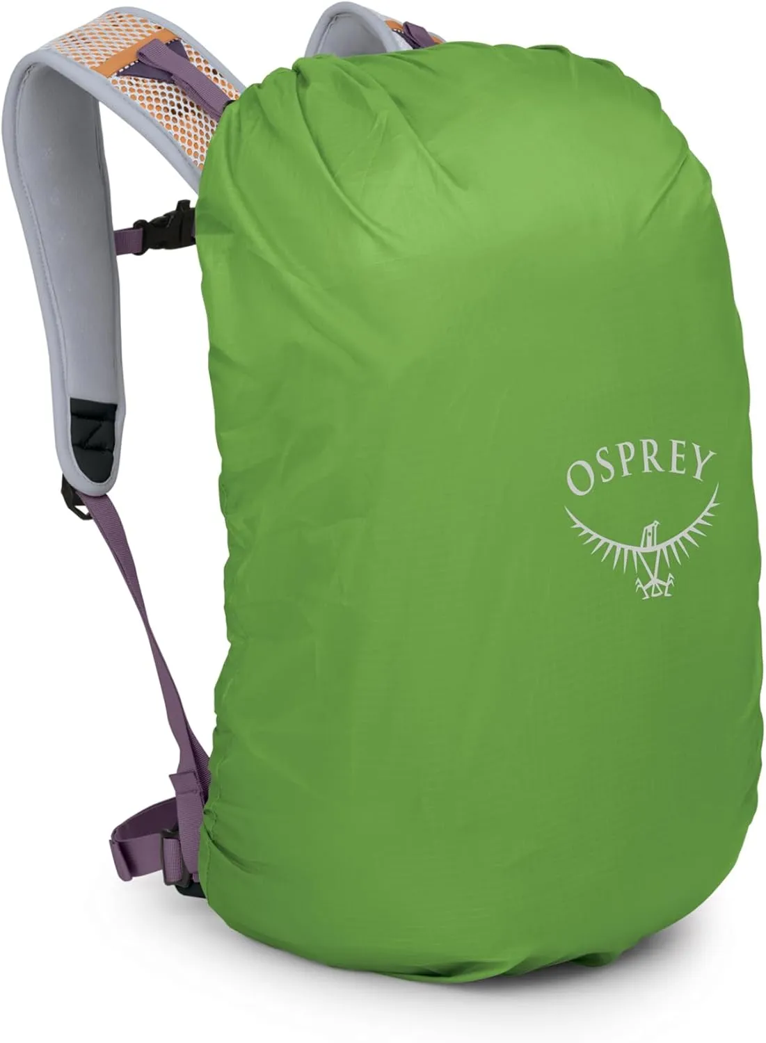 Osprey Hikelite 26L Unisex Hiking Backpack, Purple Ink/Purple Dusk/Cheddar Orange