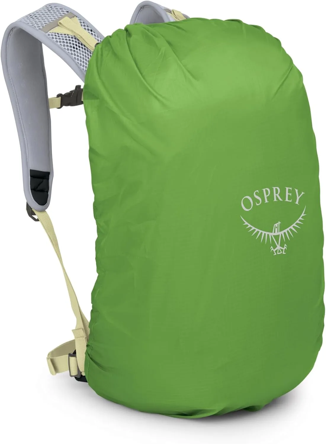 Osprey Hikelite 26L Unisex Hiking Backpack, Stardust Yellow/Gray Wolf