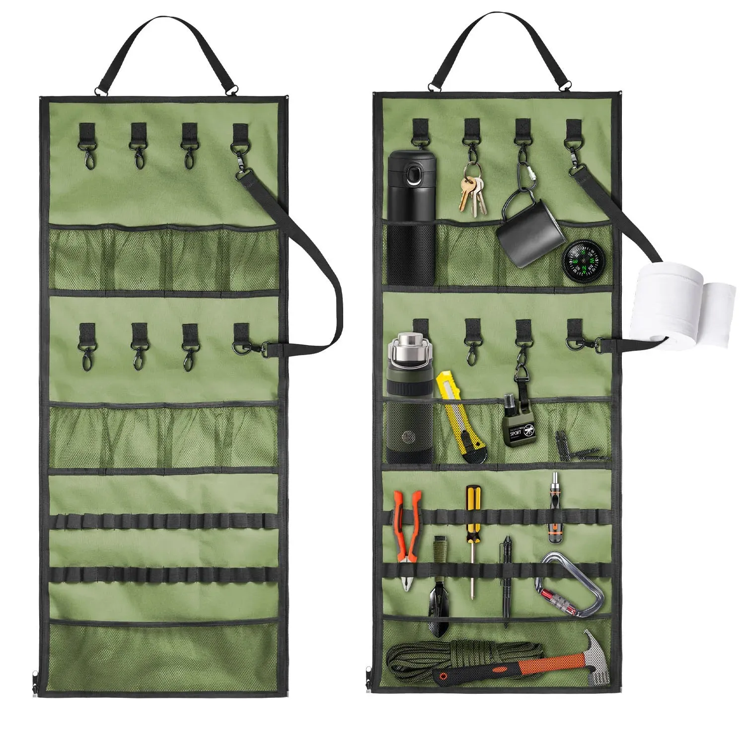 Outdoor Hanging Storage Bag For Camping 10 X 5 X 3 Inch