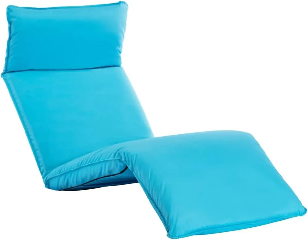 Outdoor Lounge Chair, Chaise Lounge for Patio & Lawn, Outdoor Patio Furniture,Pool Lounge Chairs,for Camping, Lakeside, Foldable Sunlounger Oxford Fabric Blue