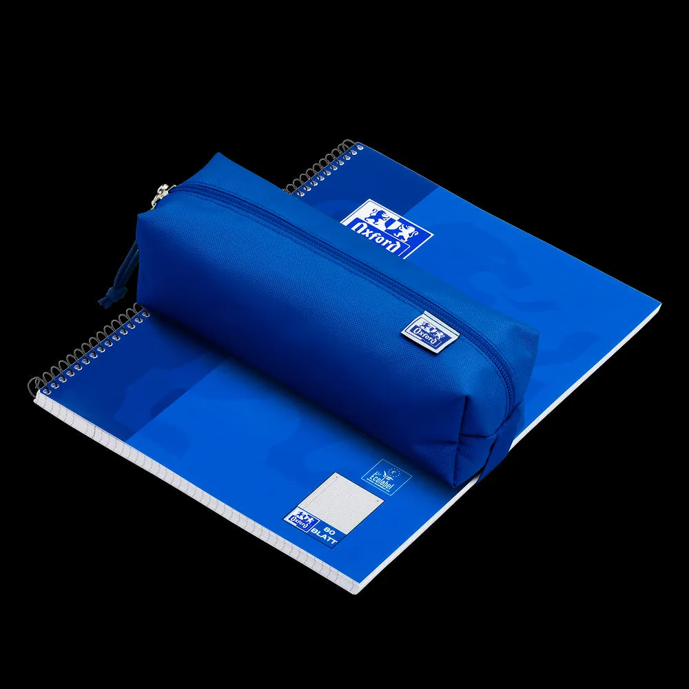 Oxford Blue Large Rectangular Pencil Case
