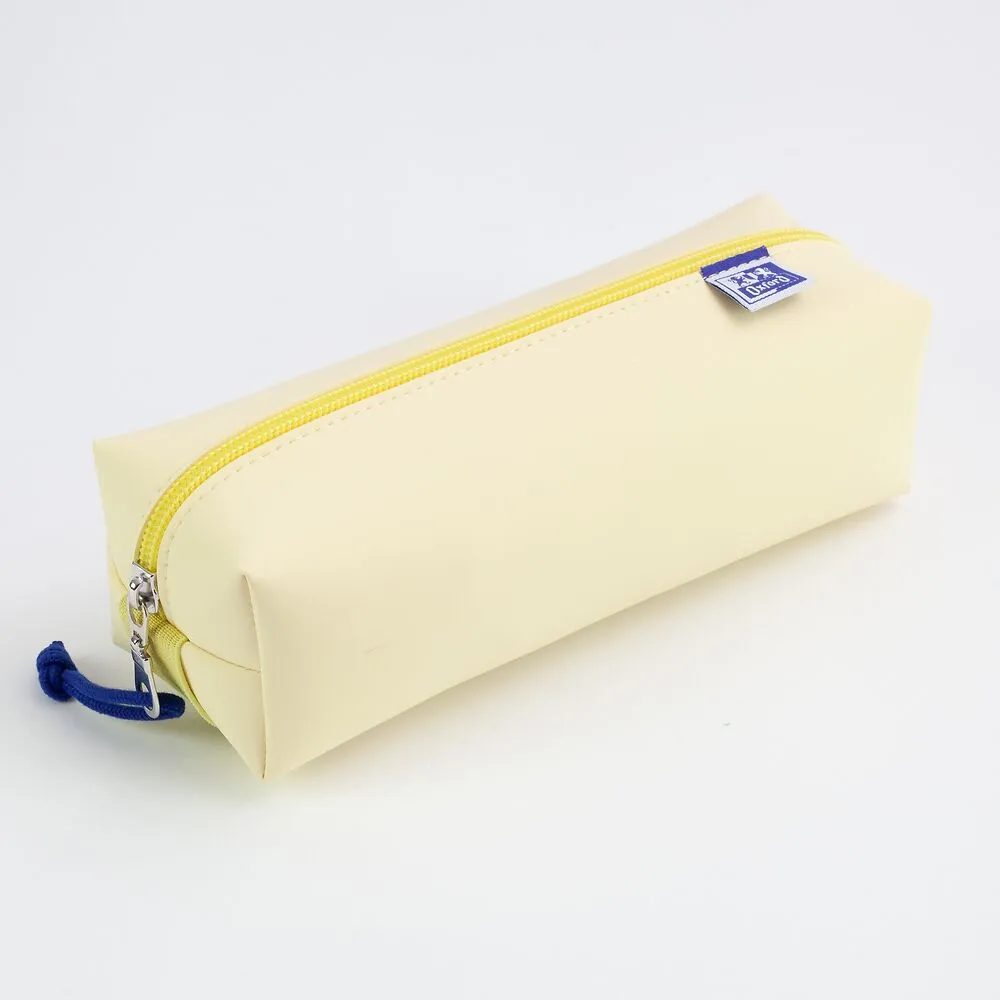 Oxford Pastel Yellow Large Square Pencil Case