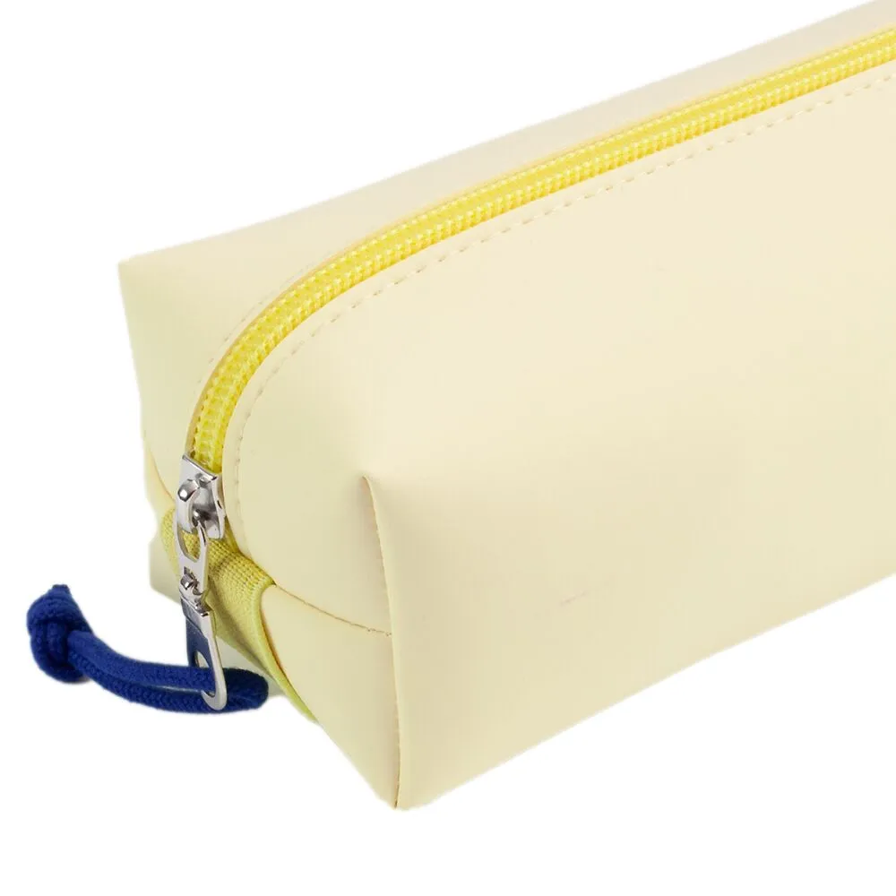 Oxford Pastel Yellow Large Square Pencil Case