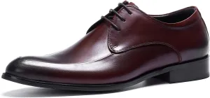 Oxfords Mens Dress Shoes Formal Business Genuine Leather Derby Fashion Casual Tuxedo Wedding Prom Comfortable Walking Shoes for Men